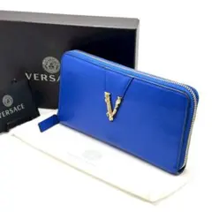 VERSACE　長財布 ヴィルトゥス ラウンドファスナー 12カード 付属品完備のサムネイル