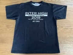 YONEX インターハイ 2019 限定 Tシャツ ブラック S