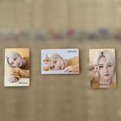 &honey ＪＥＯＮＧＨＡＮ カード 3枚セット,