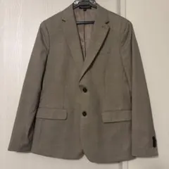 早い者勝ち‼️【美品‼️】尾州生地 チェックジャケット ブラウン色