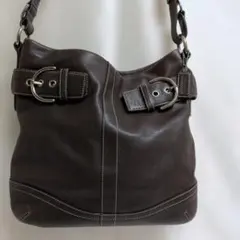 ✿COACHコーチ オールスキンレザー ショルダーバックヴィンテージ✿