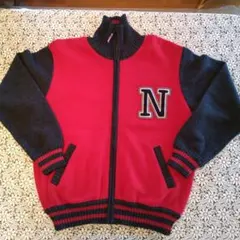 NEWYORKER スタジャン Mサイズ 赤黒 メンズ