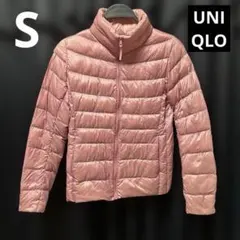 UNIQLO ユニクロ ダウンジャケット ピンク Sサイズ　ライトダウン