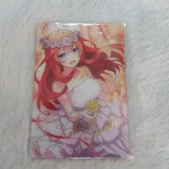 五等分の花嫁　ウエハース　カード　レア　箔押し　中野五月