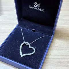 最終値下げ】SWAROVSKI ハートネックレス