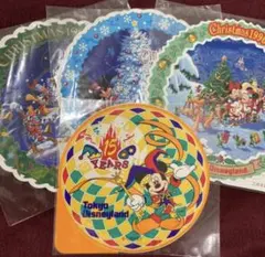 ディズニー 東京ディズニーランド クリスマス限定 両面ステッカー ミッキー