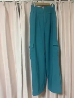 JEANASIS】ジーナシス フロントジップハイウエストパンツ カジュアル