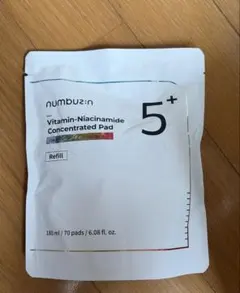 ナンバーズイン　5番　白玉グルタチオンC トナーパッド　リフィル