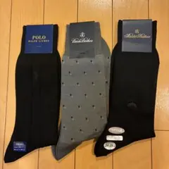 ラルフローレン、ブルックスブラザーズ❣️メンズソックスセットのサムネイル