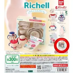 Richell リッチェル ミニチュアチャーム ガチャ トライ 食器セット