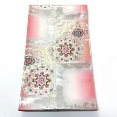 A2325 ●高級 正絹 唐織 六通 袋帯 華文 花文