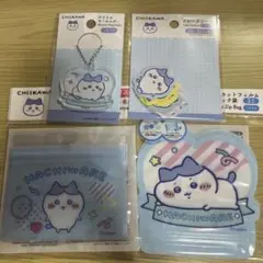 ちいかわ DAISO 大創 蜂 વારે 拉鍊袋 貼紙鑰匙圈 4件