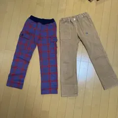 ミキハウス　ズボン×2 130センチ