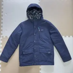 Patagonia キッズ フード付きジャケット ネイビーのサムネイル
