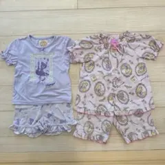 ディズニープリンセス ラプンツェル 半袖 パジャマ セット 110㎝