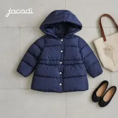 jacadi ネイビー 中綿コート 8A 130cm ジャカディ　美品