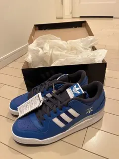 adidas アディダス スニーカー 青色 ブルー 28cm フォーラム 84