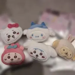 ちいかわ　サンリオ　ヘアクリップ　5点まとめ売り