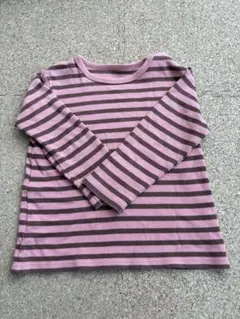 UNIQLO 長袖カットソー 90cm ストライプ