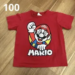 Super Mario 半袖Tシャツ レッド キッズのサムネイル