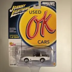 ジョニーライトニング　ライトニングロッズ　シボレー　コルベット　C3 ジョニーライトニング 1982 シボレー コルベット C3 ミニカー ブルー