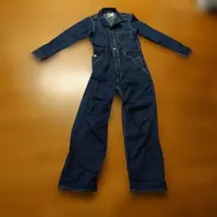 デニム オールインワン　長袖 Sサイズ