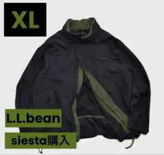 【SIESTA購入】L.L.Beanナイロンジャケット ブラック　オリーブ　XL