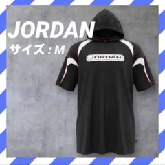 【JORDAN 】ジョーダン　フード付き ブラックパーカー