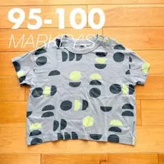 【MARKEY'S】マーキーズ 半袖 Tシャツ 95-100cm グレー まるのサムネイル