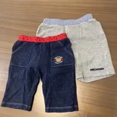 ミキハウス　半ズボン　２枚セット　サイズ100