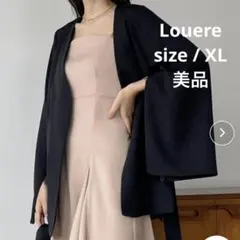 美品 Louere 2wayスリットスリーブノーカラージャケット ベルトのサムネイル