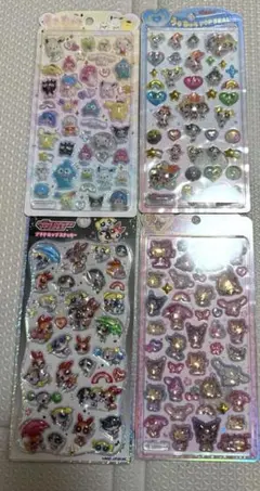 シール　うるちゅる　プチドロ　パワーパフ　サンリオ　正規品　Sanrio