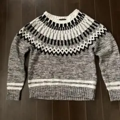 ノルディック柄アクリルセーター 3(M)