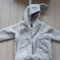 babyGap フード付きロンパース アイボリー