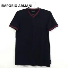 EMPORIO ARMANI エンポリオアルマーニ Tシャツ Vネック ネイビー
