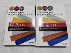 公務員試験 過去問攻略 Vテキスト 民法上下巻2冊セット