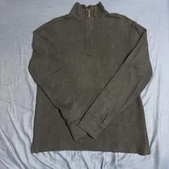 ハーフジップ ニット