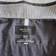MALE & CO. スリムフィットシャツ M