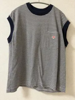 DANTON ボーダー 半袖 ポケット Tシャツ　フレンチスリーブのサムネイル