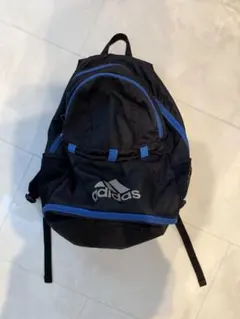 adidas サッカーバッグ 黒 青
