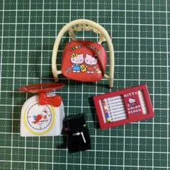ハローキティ キティちゃん 文房具 ミニチュア まとめ売り ハローキティ - キティちゃん ミニチュア 文房具セットの通販 by