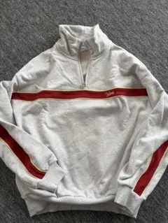 Keboz グレー ハーフジップ トレーナー M