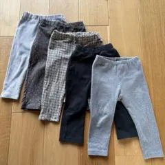 アプレレクール.ユニクロ　パンツ.ズボン5本まとめ売り 90