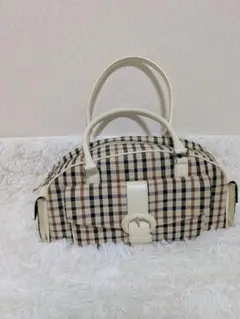 未使用級】DAKS ダックス ショルダーバッグ ボストン型 y2k ベルト 