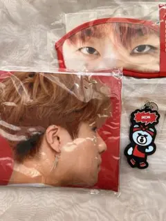 iKON JINHWAN エプロン アイマスク ラバーキーホルダー セット