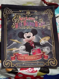 ディズニーシー　ビッグバンドビート　BBB 巾着　巾着袋　袋　ファイナル