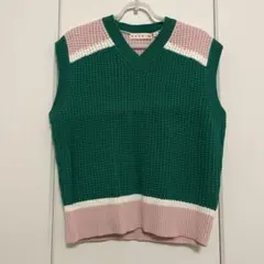 【UNIQLO x MARNI】ニットベスト グリーン