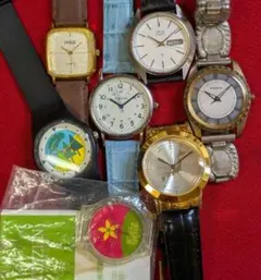 メンズ　クオーツまとめて7本 ジャンク品
