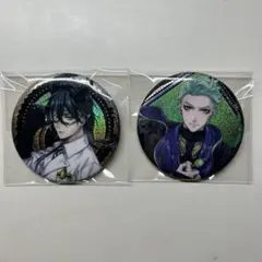 ツイステ ツイステ展 1周年 寮服 缶バッジ マレウス シルバー セベク
