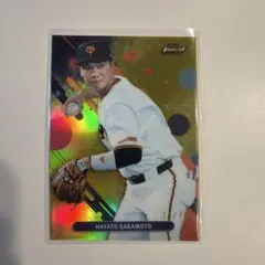 topps finest NPB 2025 巨人　坂本　75枚限定　カード